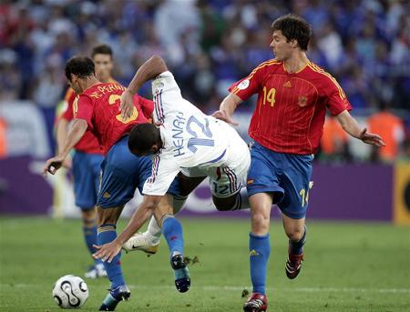 西班牙vs法国2006